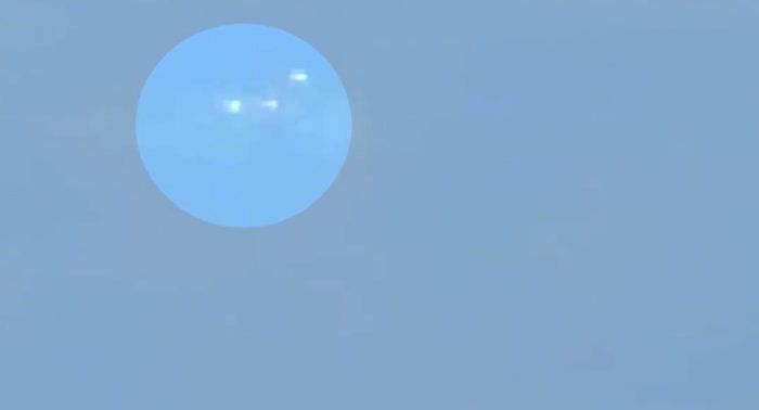 수도권 상공에 정체불명의 '빛나는 물체'가 나타났다. 사진=YTN방송화면 갈무리
