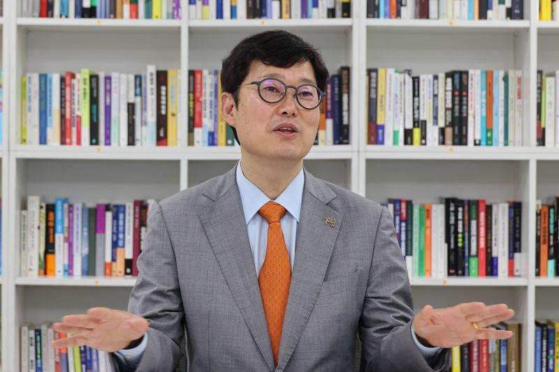김학렬 스마트튜브 부동산조사연구소 소장이 20일 서울 서초구 파이낸셜뉴스빌딩에서 부동산 투자 전략을 말하고 있다. 사진=서동일 기자