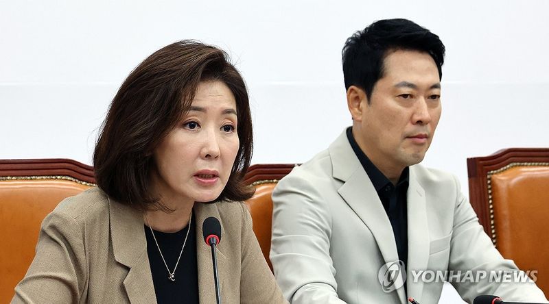 '보완수사권 폐지 거부권 촉구' 토론회 발언하는 나경원 의원 (출처=연합뉴스)