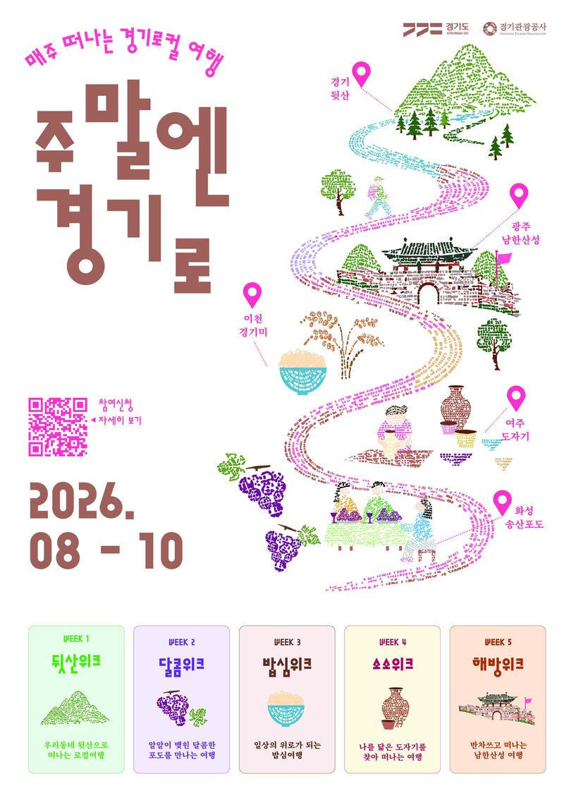 유명 관광지 대신 '동네 뒷산·이천쌀'…경기관광공사, 취향 맞춤 '주말엔 경기로' 첫선