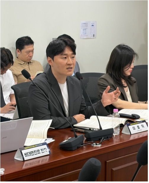 이호익 솔닥 대표가 지난 13일 국회 의원회관에서 열린 '비대면진료 관련 의료법 하위법령 제정을 위한 정책토론회'에서 발언하고 있다. 원격의료산업협의회 제공