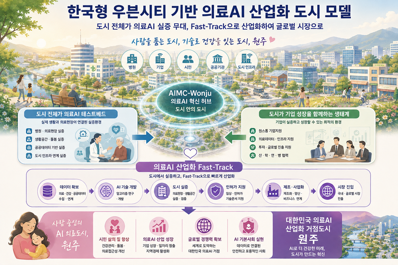 원주시 의료AI 산업화 도시 모델. 원주시 제공