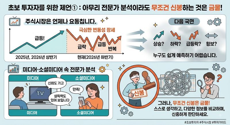초보 투자자를 위한 제언1. 제미나이 생성 이미지