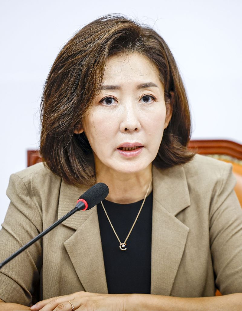 나경원 국민의힘 의원이 18일 SNS 게시글을 통해 이재명 대통령의 '군사력 세계 5위' 발언을 강하게 비판했다. /사진=뉴시스