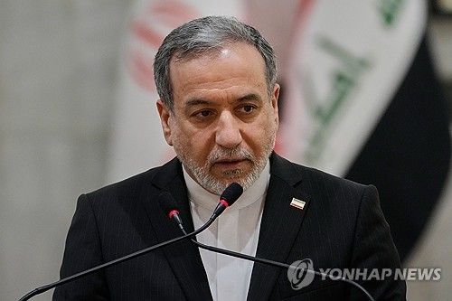 아바스 아라그치 이란 외무장관. 연합뉴스