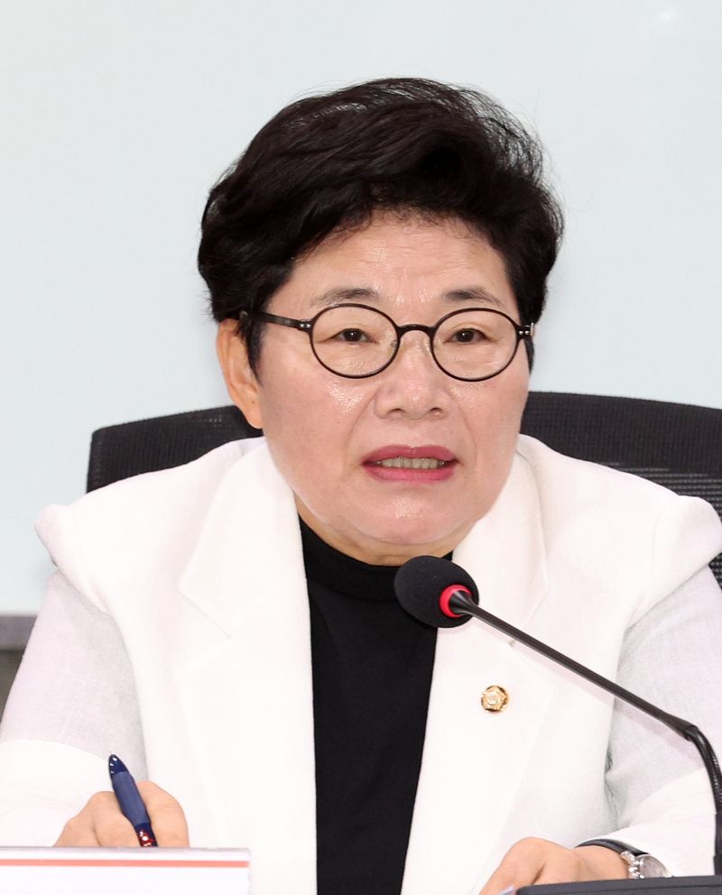 임이자 국민의힘 의원이 30일 서울 여의도 국회 의원회관에서 열린 노란봉투법 주52시간 규제 부작용과 국민 일자리 보호를 위한 노동 정책의 미래 토론회에서 발언을 하고 있다. 뉴시스