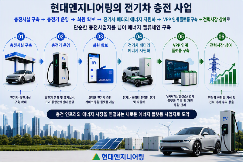 현대엔지니어링, 한충전 흡수합병…전기차 충전사업 일원화