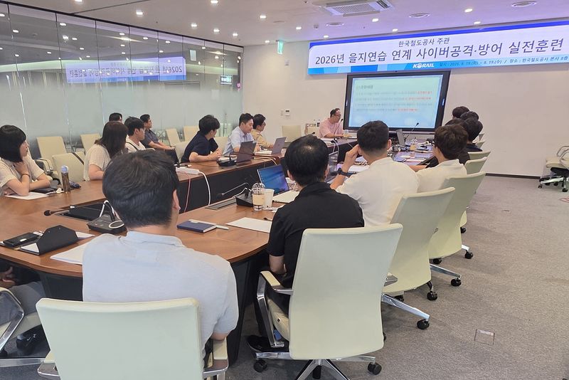코레일, 실제 홈페이지 대상으로 AI 사이버공격·방어 훈련