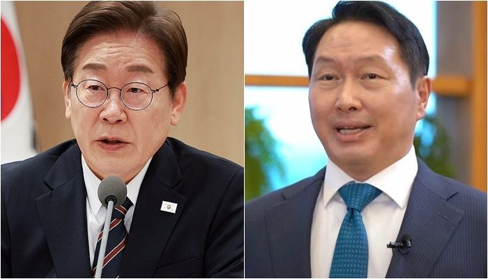 李대통령, 최태원과 비공개 만찬…호남 반도체·대미투자 논의