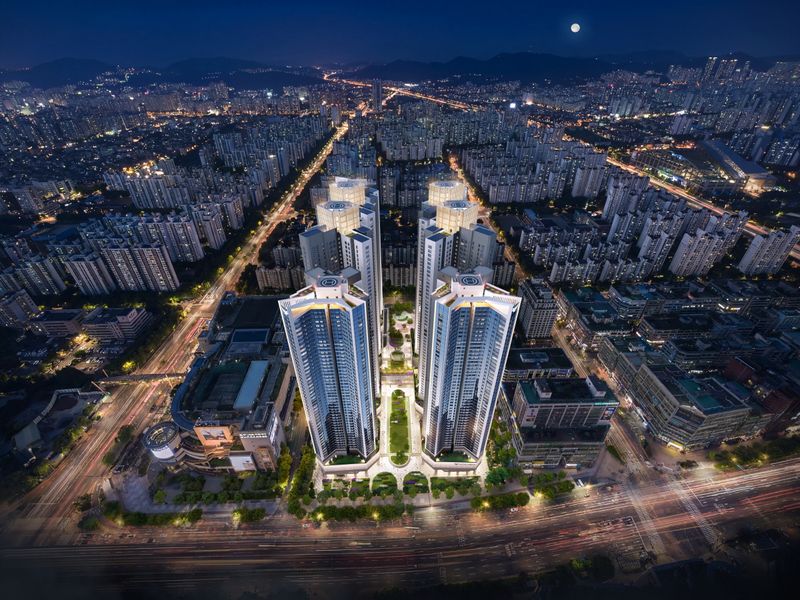 상동역 롯데캐슬 시그니처, 25일 1순위 청약 접수