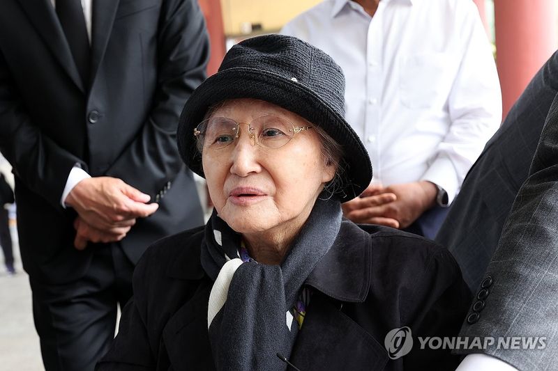 노 전 대통령의 부인 김옥숙 여사. 연합뉴스