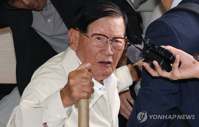 이만희 신천지 총회장. 연합뉴스