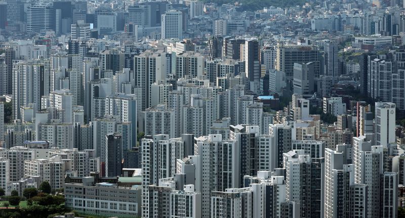 서울 시내 아파트 밀집 지역 전경. 연합뉴스