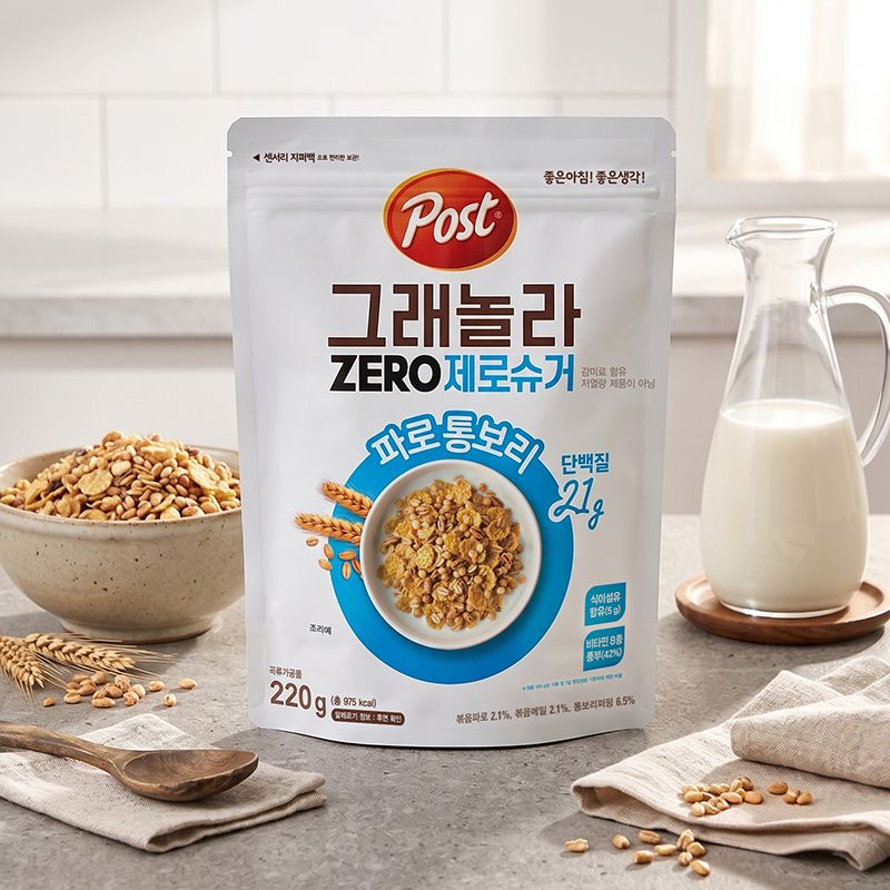 당 부담 줄였다… 동서식품 저당 그래놀라 제품 확대