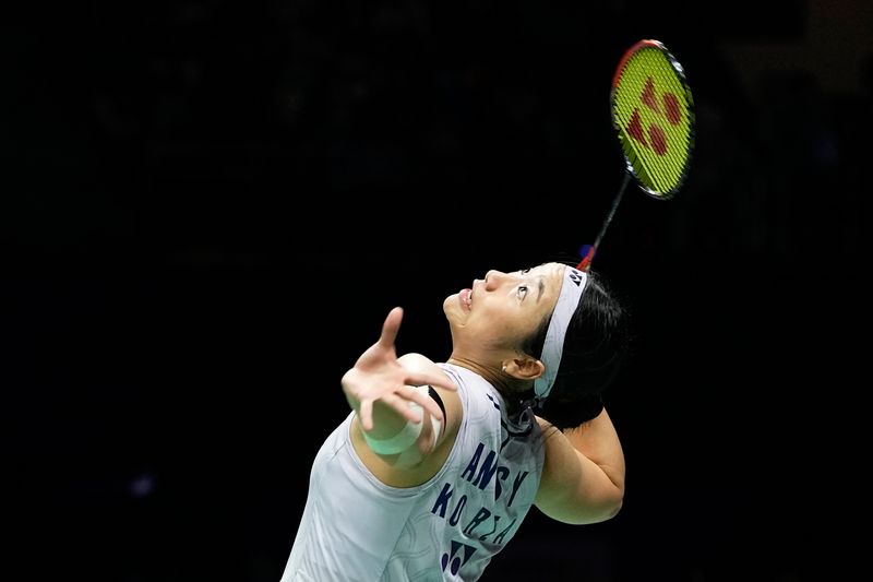 [뉴델리=AP/뉴시스] 안세영, 2026 세계배드민턴연맹(BWF) 세계선수권대회 여자 단식 우승. 2026.08.23.