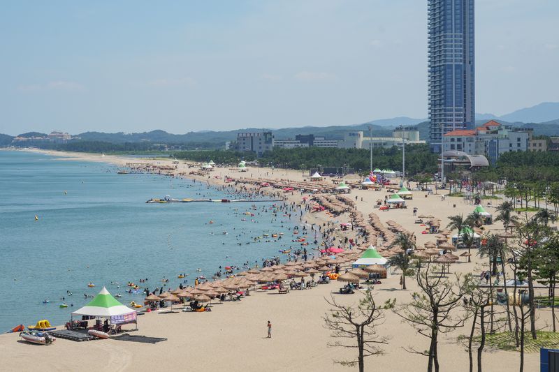 양양 낙산해수욕장 전경.(양양군 제공, 재판매 및 DB 금지) 2026.8.25/뉴스1