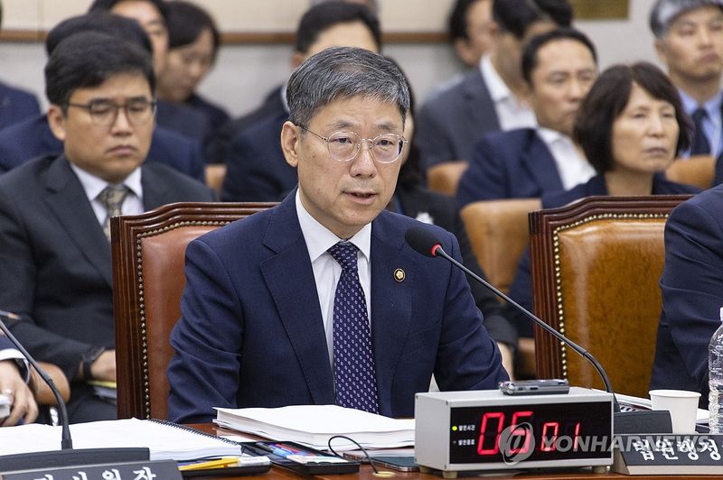 노경필 법원행정처장, 대법관 제청 과정 관련 질의 답변 (출처=연합뉴스)