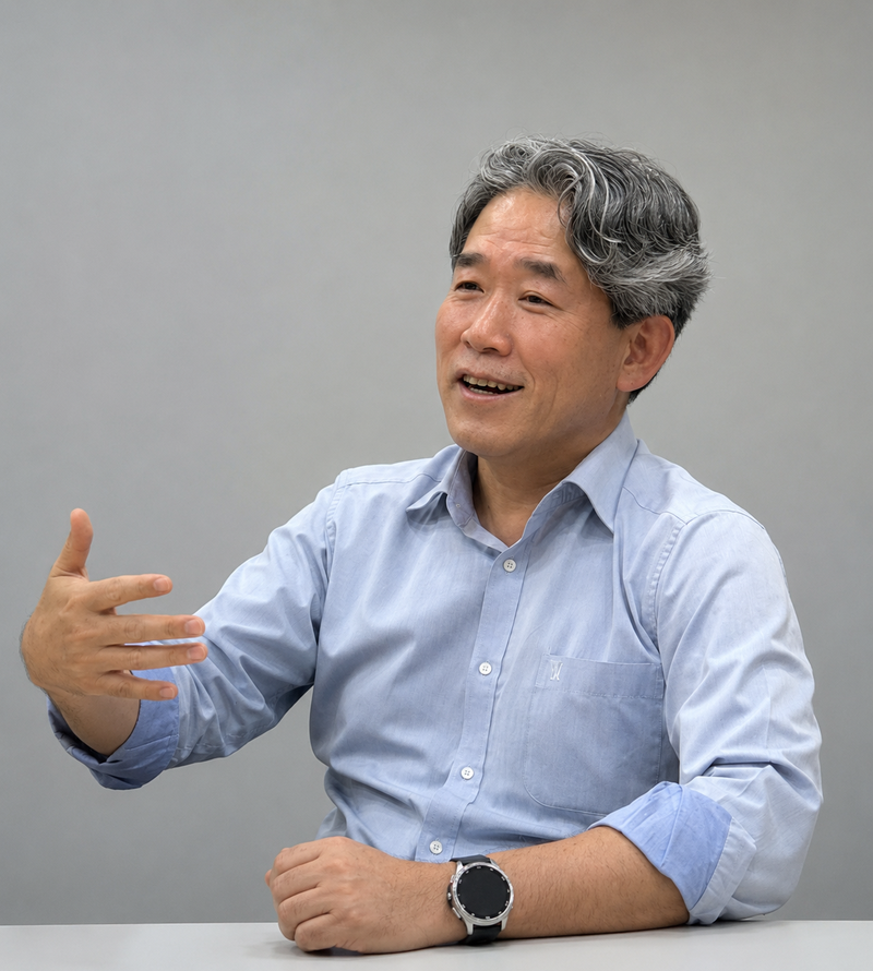 김철호 연구중심병원협의회장이 00일 파이낸셜뉴스와의 인터뷰에서 연구중심병원의 향후 역할에 대해 설명하고 있다. 사진=강중모 기자