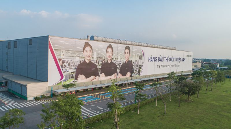삼성전자 베트남 타이응우옌 법인의 공장. 삼성 베트남 제공