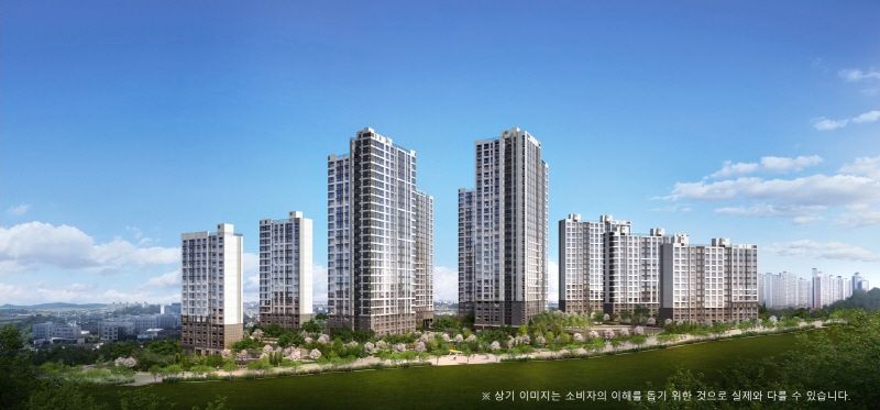 '아산테크노밸리 the1 7차’ 조감도 /사진=이지건설