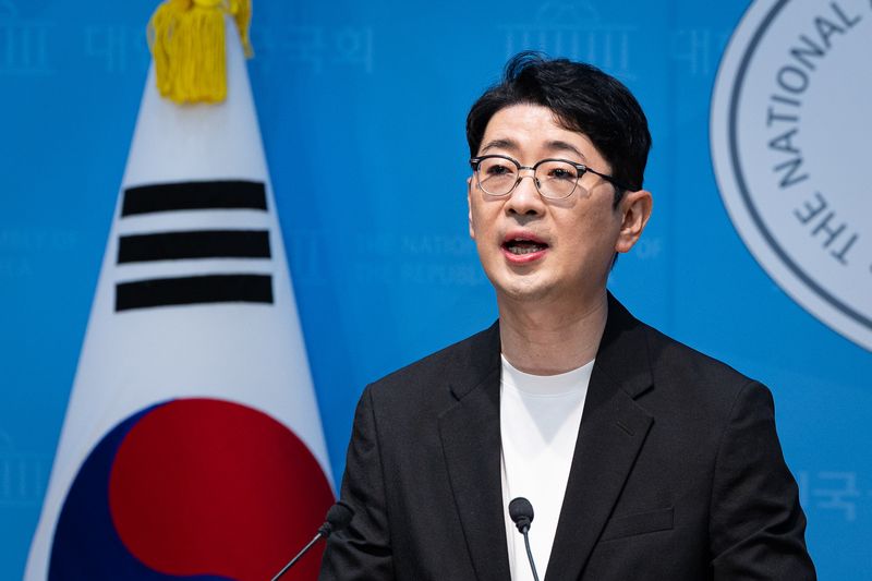 주진우 국민의힘 의원이 10일 서울 여의도 국회 소통관에서 정이한 전 개혁신당 부산시장 후보의 테러 자작극 구속 관련 기자회견을 하고 있다. 2026.7.10 ⓒ 뉴스1 유승관 기자