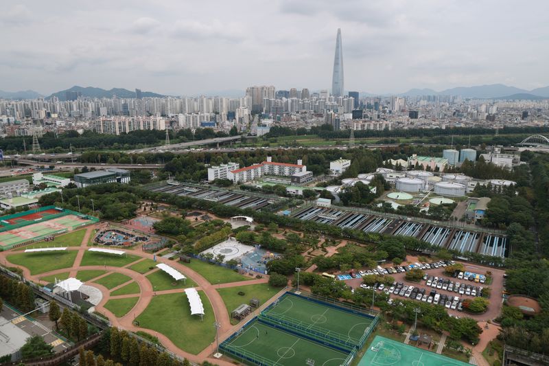 강남구 일원동 탄천물재생센터 부지의 모습이다. 연합뉴스