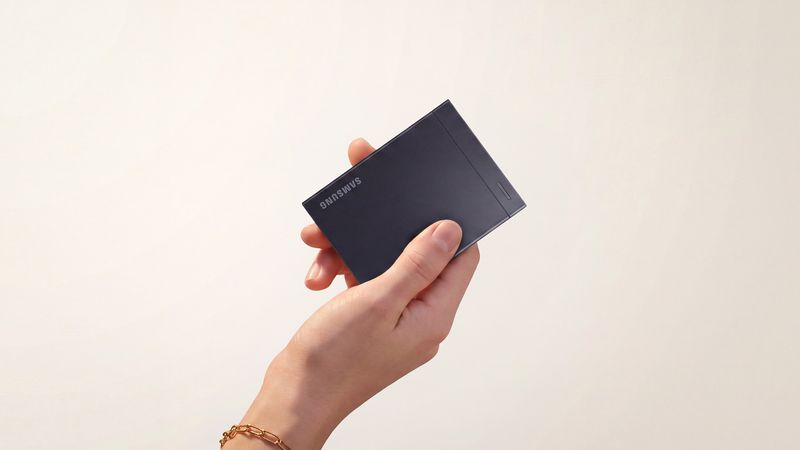 삼성전자가 공개한 초고속 포터블 SSD 'P9'. 삼성전자 제공