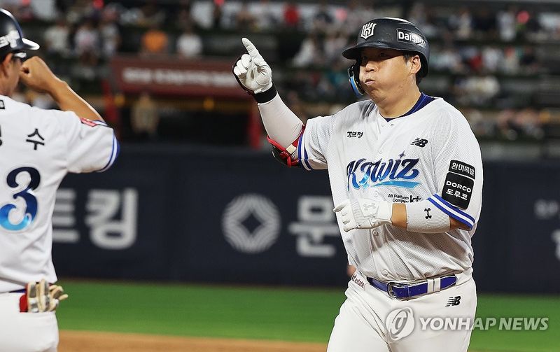 김현수 '좋아' (출처=연합뉴스)