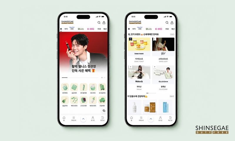 신세계면세점 온라인몰 ‘웰니스 전문관’ 메인 페이지 갈무리. 신세계면세점 제공