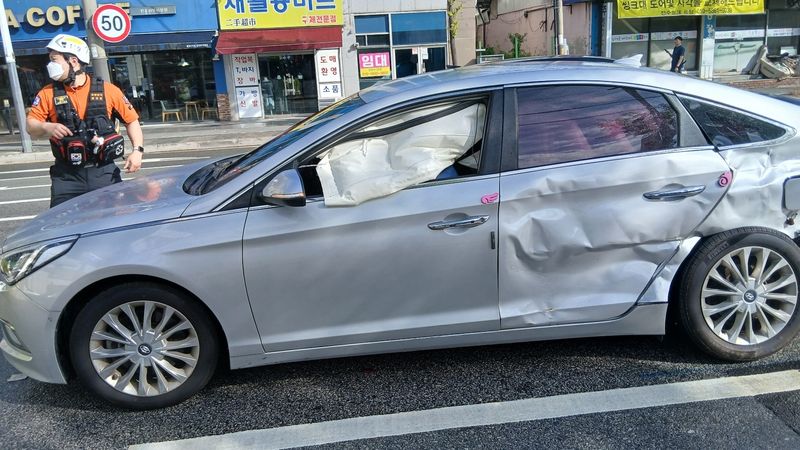 교통사고 현장 모습. 전북소방 제공