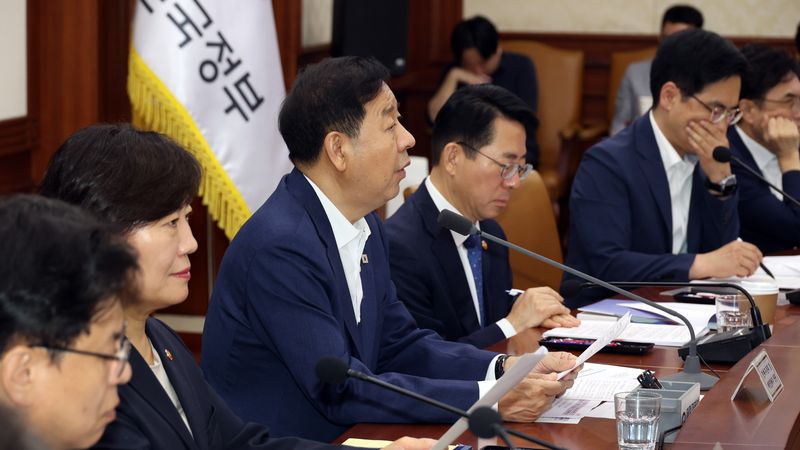 구윤철 부총리 겸 재정경제부 장관이 28일 정부서울청사에서 열린 '비상경제본부 회의 겸 경제관계장관회의 겸 민생물가 특별관리 관계장관 TF'에서 발언하고 있다. 사진=서동일 기자