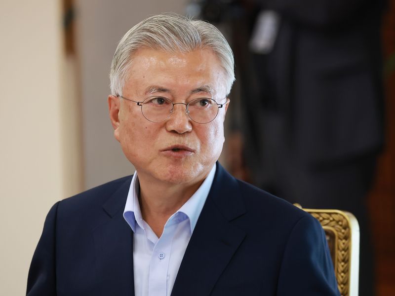 문 前대통령, 몽골서