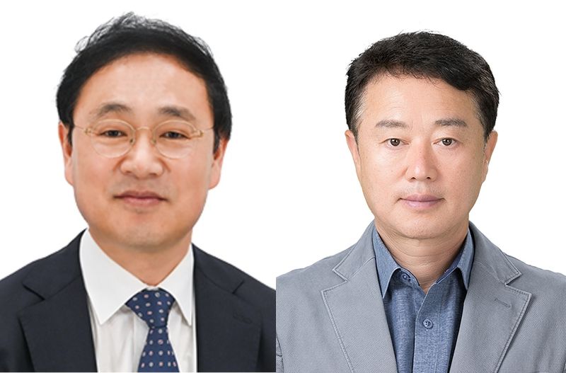 왼쪽부터 정수화 대표, 이상진 대표. 디엠에스 제공
