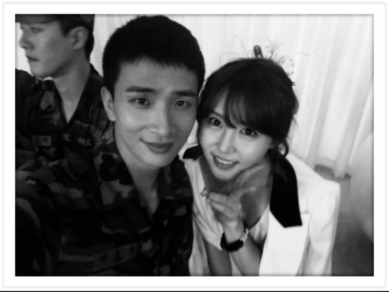 배우 이용주(왼쪽)와 정시연. 정시연 SNS. /사진=뉴스1