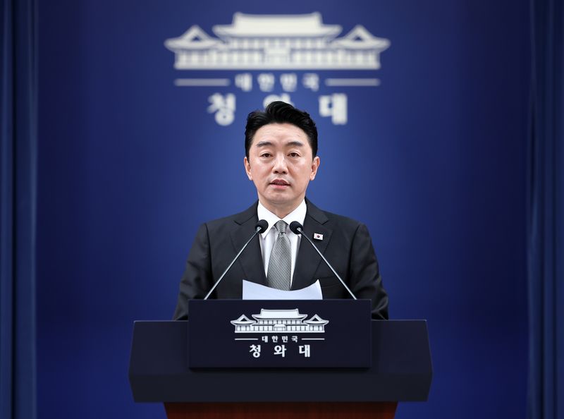 강훈식 대통령비서실장. 연합뉴스