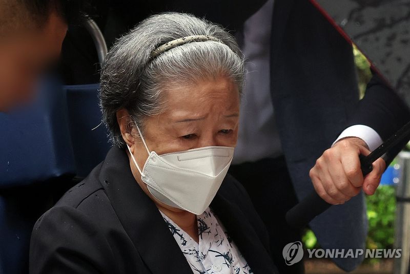 1심서 징역 2년 선고 받은 한학자 통일교 총재 (출처=연합뉴스)