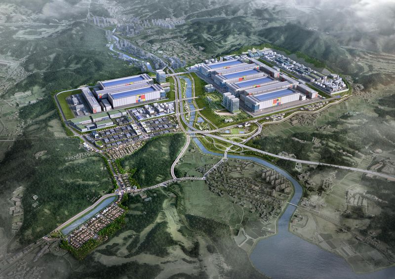 용인 첨단시스템반도체 국가산업단지 조감도. 한국토지주택공사 제공
