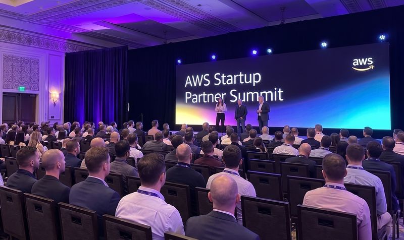미국 샌프란시스코에서 열린 AWS Startup Partner Summit 2026 행사 현장(딥엑스 제공)