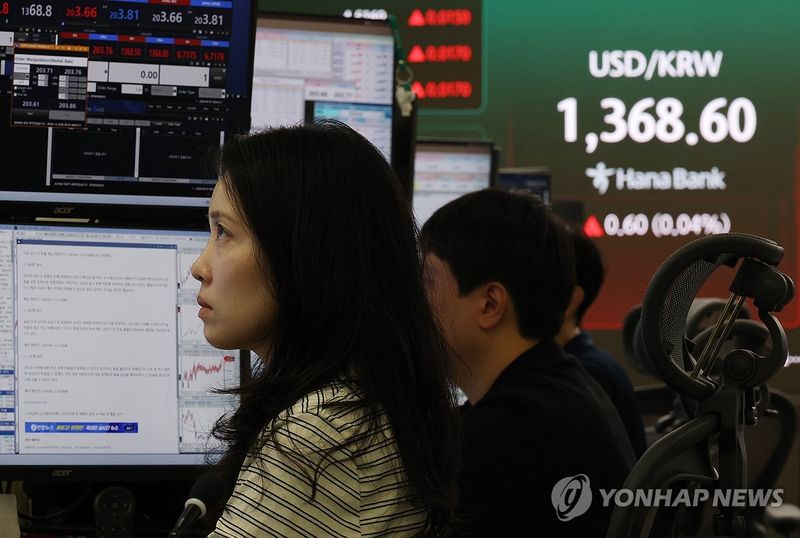 살짝 오른 환율 (출처=연합뉴스)