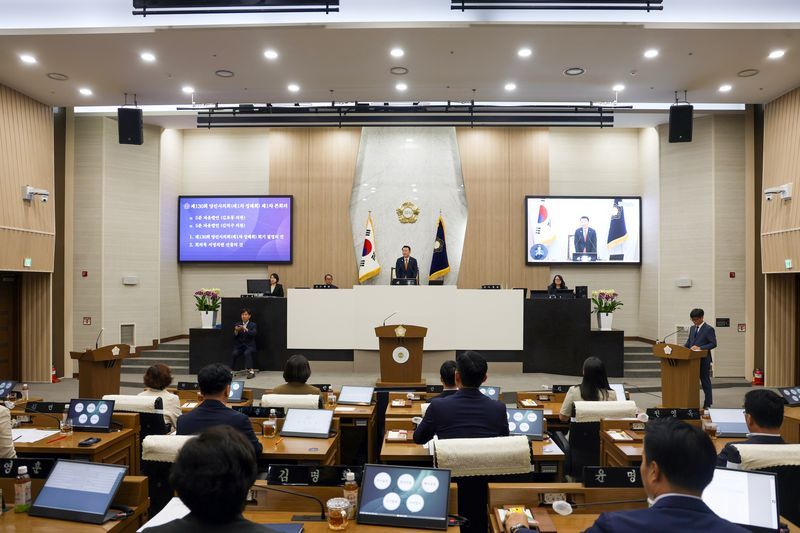 당진시의회 제130회 제1차 정례회 개회 모습(당진시의회 제공. 재판매 및 DB금지)