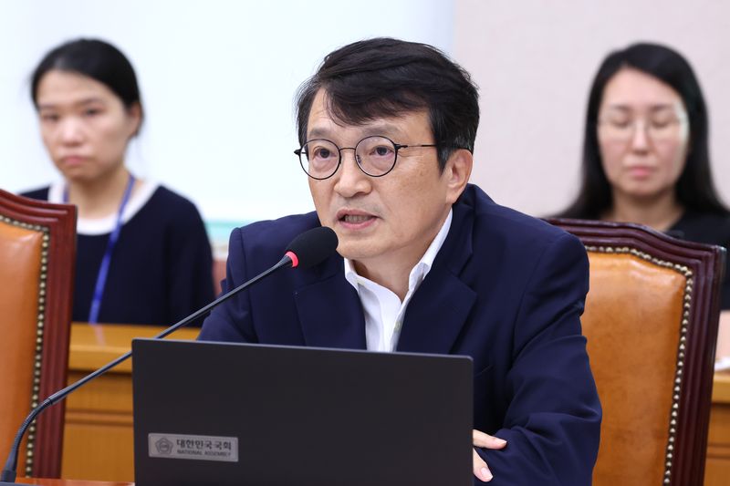 김의겸 더불어민주당 의원이 1일 서울 여의도 국회에서 열린 법제사법위원회 전체회의에서 발언하고 있다. 2026.9.1 ⓒ 뉴스1 신웅수 기자