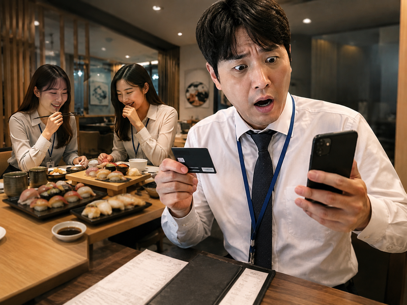 "맛있는 거 먹고 오랬더니..." 신입 둘, 팀장 카드로 점심값 7만4000원 결제 [어떻게 생각하세요]