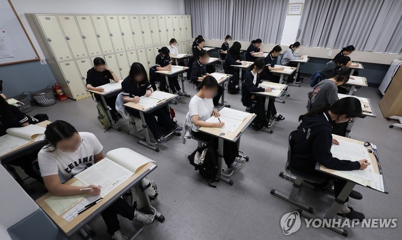 '수능 전 실력 점검'…9월 모의고사 (출처=연합뉴스)