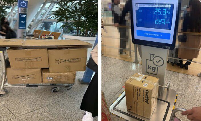 [세종=뉴시스] 불법 수입 후 공항 특정 장소에 집결한 모습. (사진=농림축산검역본부 제공) 2026.09.02. photo@newsis.com *재판매 및 DB 금지