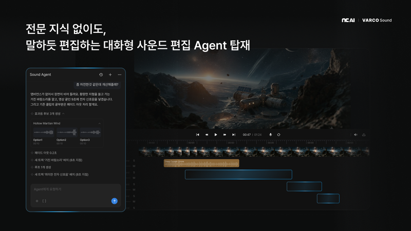 NC AI 바르코 사운드. NC AI 제공