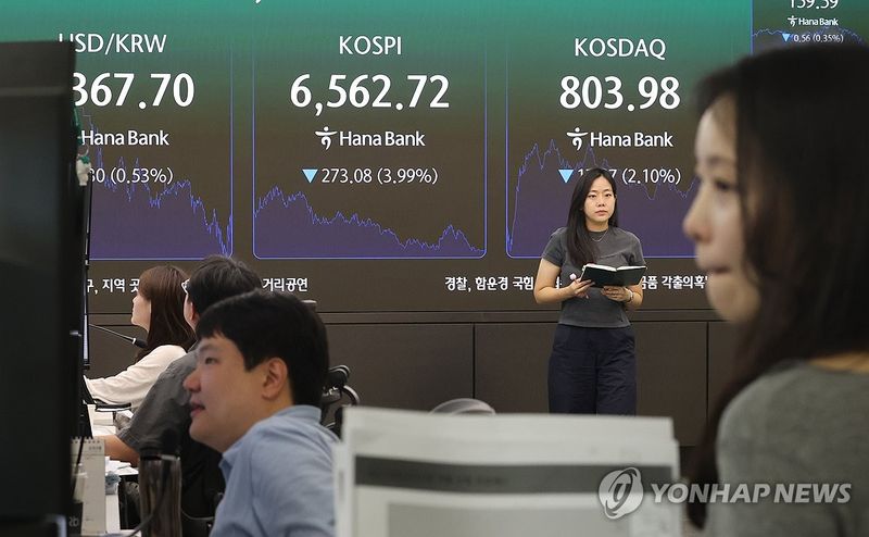 코스피, 6,500대 마감 (출처=연합뉴스)