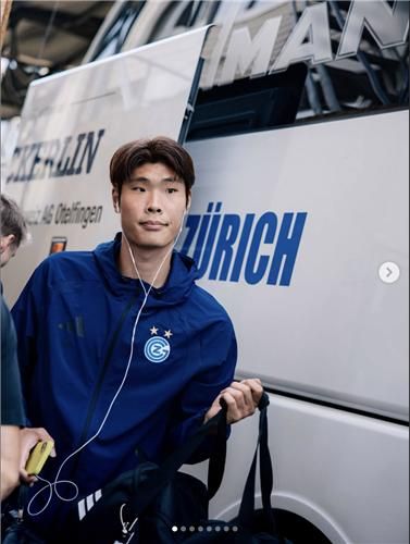 스위스 프로축구 그라스호퍼의 스트라이커 이영준 (출처=연합뉴스)