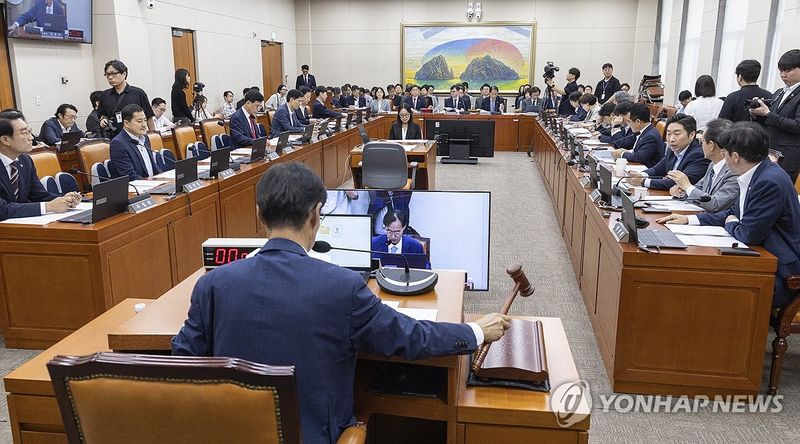 국회 정무위원회 전체회의 (출처=연합뉴스)