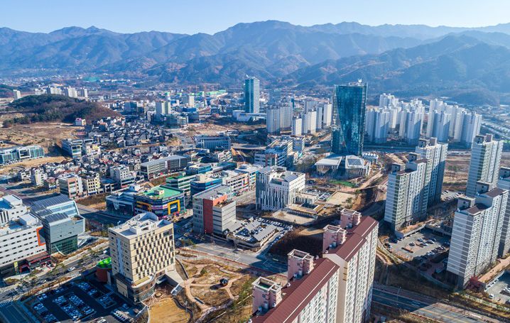 혁신도시 내 전경(도로교통공단 제공) ⓒ 뉴스1 노정은 기자