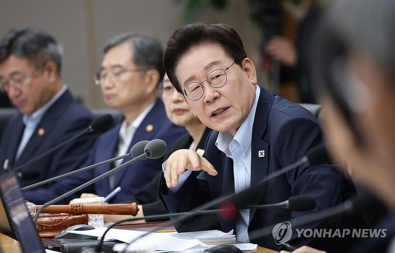 이재명 대통령, 국무회의 발언 (출처=연합뉴스)